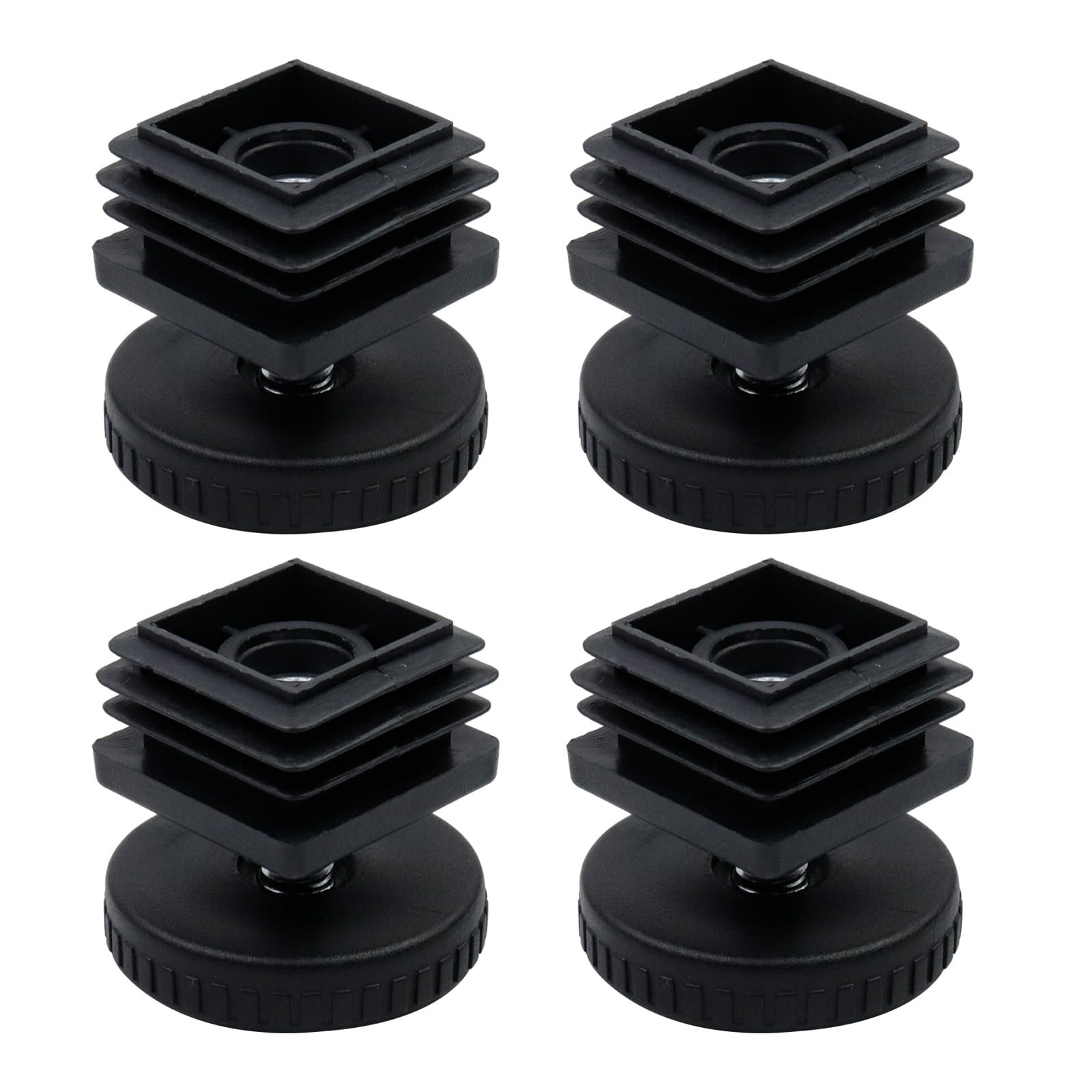 Antrader Home Office Table Desk Adjustable Leveling Foot,Plastic Metal Square...