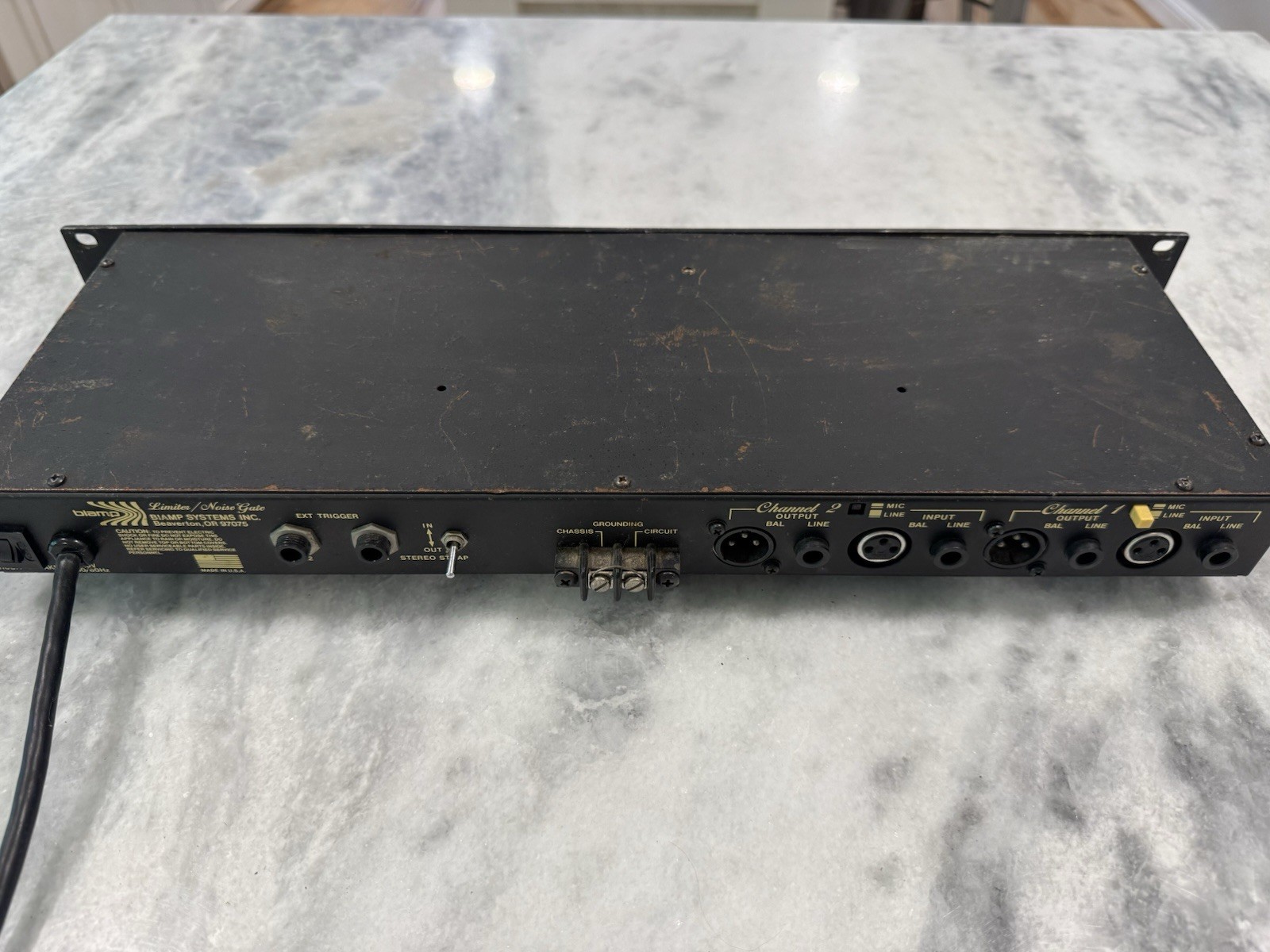Biamp Stereo Limiter, Noise Gate, Vintage Rack