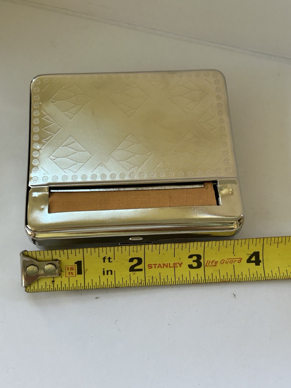 Automatic Tobacco Rolling Box Chrome Diamond Design