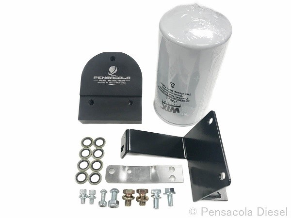 Fuel Filter Adapter For 2004-2007 5.9L Dodge Ram Cummins Wix 2 micron filter