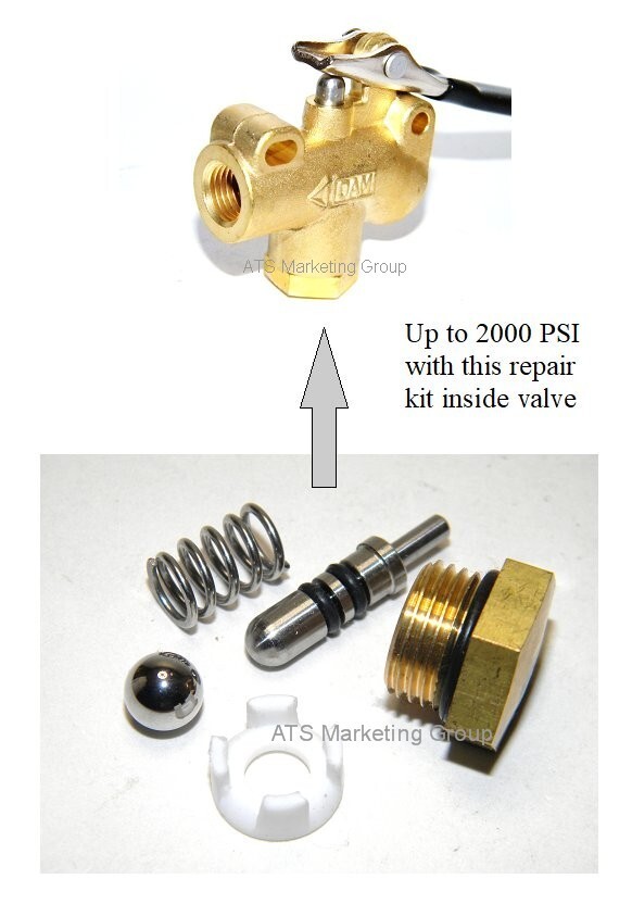 Carpet Cleaning 2000 PSI Control Valve - For Wands, Stair Tools, Hoses
