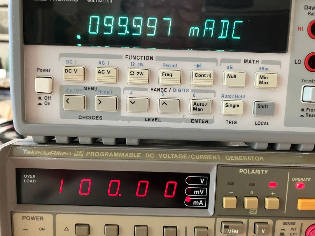 Advantest Takeda Riken TR6142 DC Voltage Current Generator Programmable Source