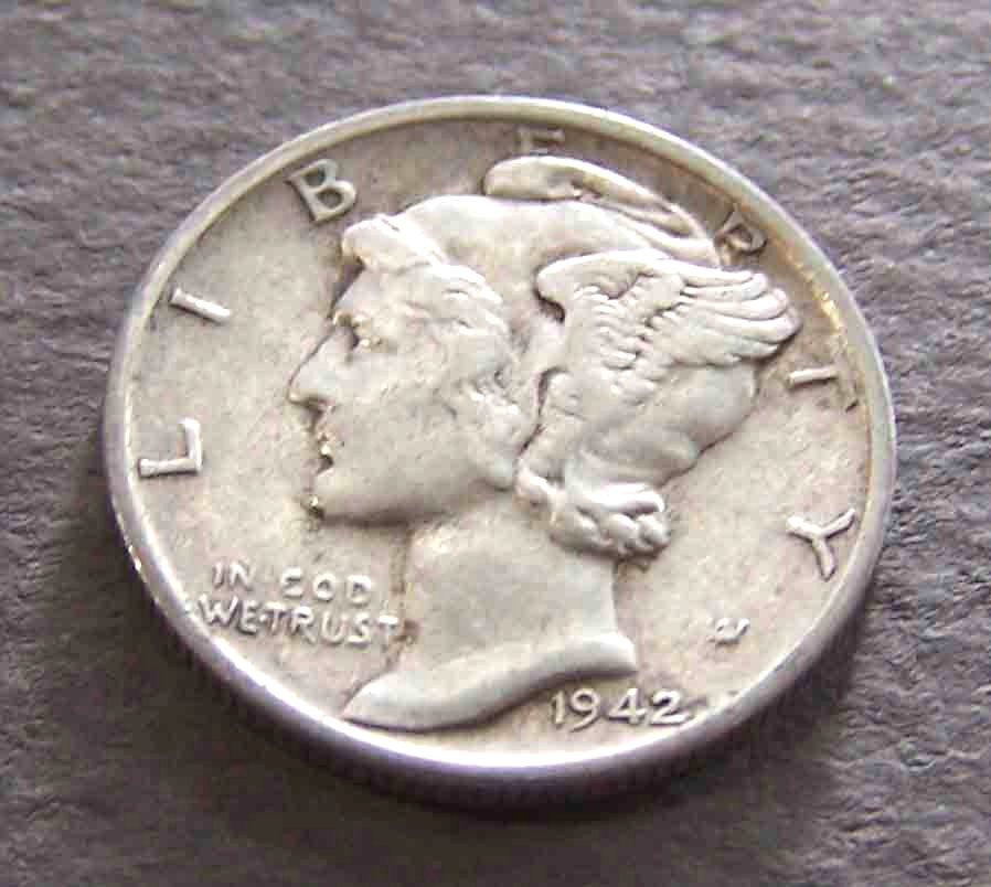 1942-S Mercury Dime #32