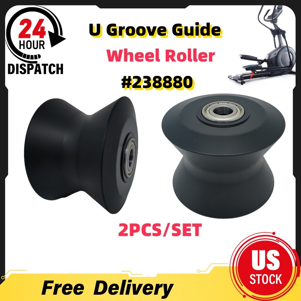 238880 For Gold's Gym Cross Trainer 510 Elliptical Roller Wheel Repalcement 2pcs