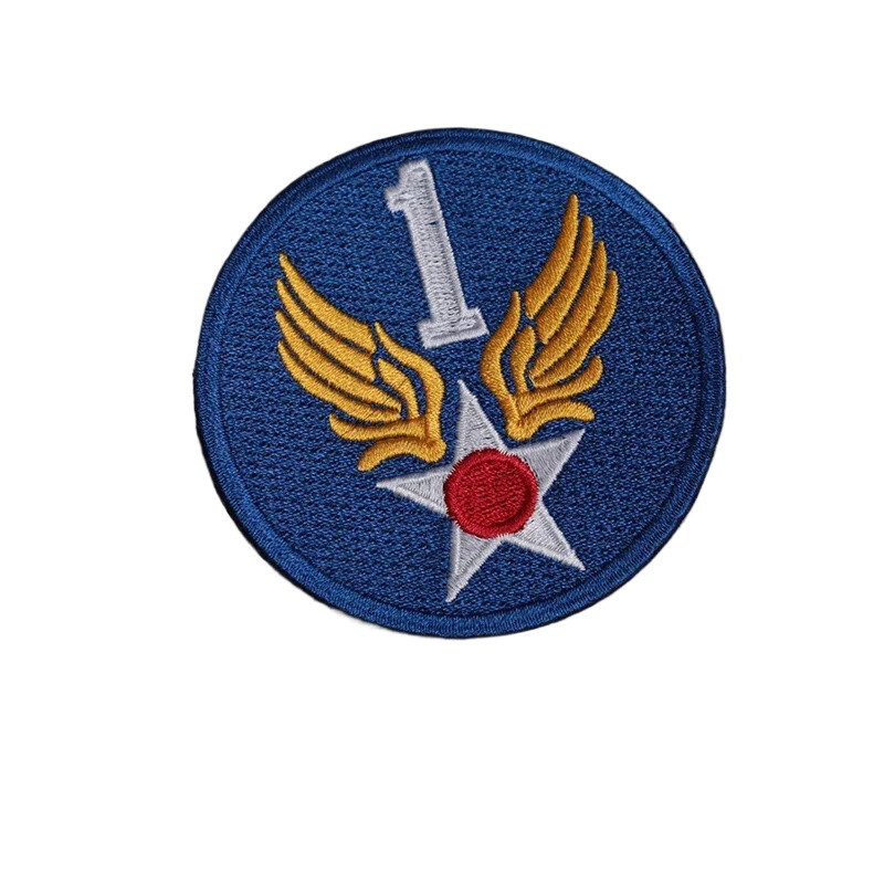 WWII 1ST ARMY AIR FORCE AAF AIR CORPS SHOULDER BROIDERED BLUE PATCH