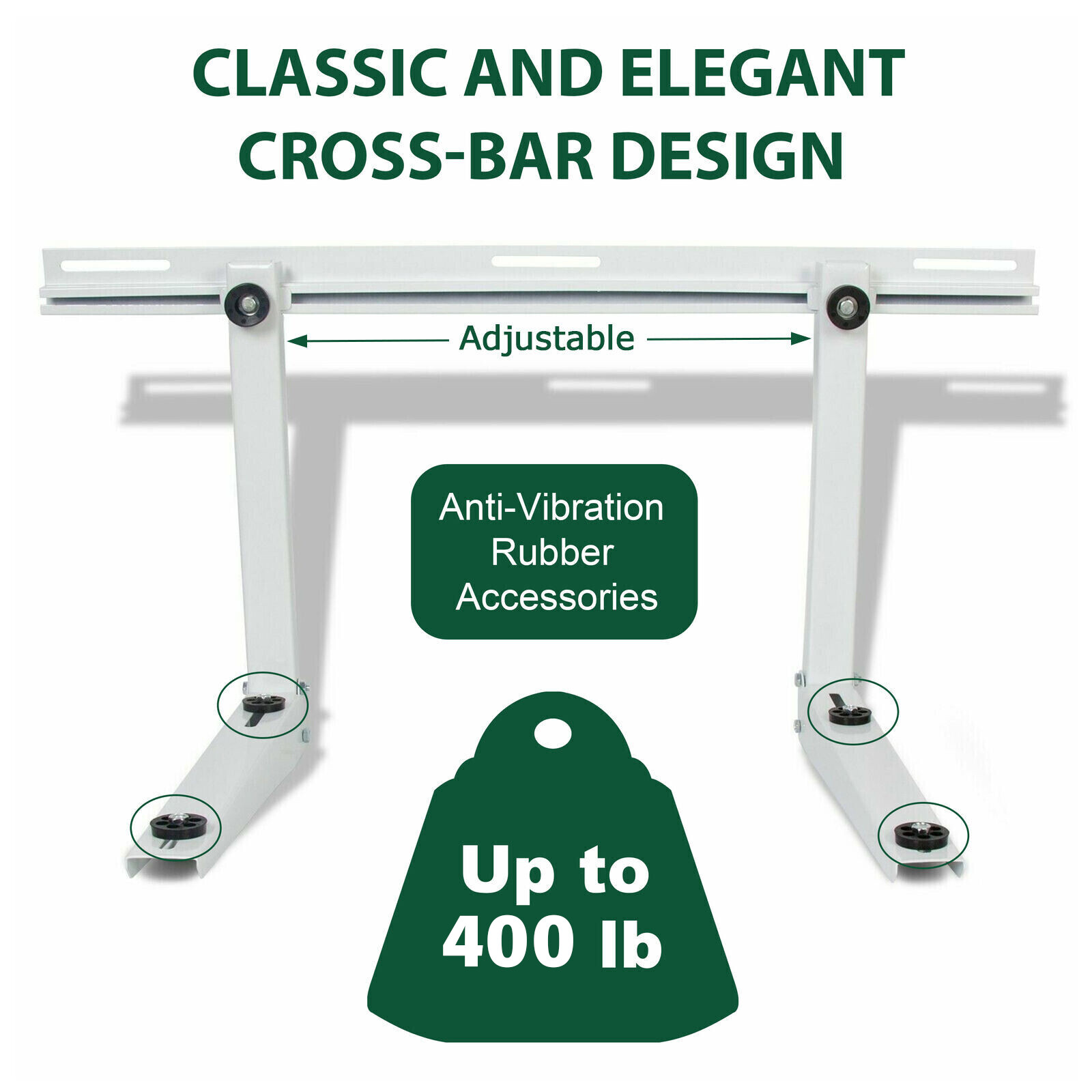 400LBS Steel Mini Split Wall Mount Bracket For Air Conditioner Condensing Units