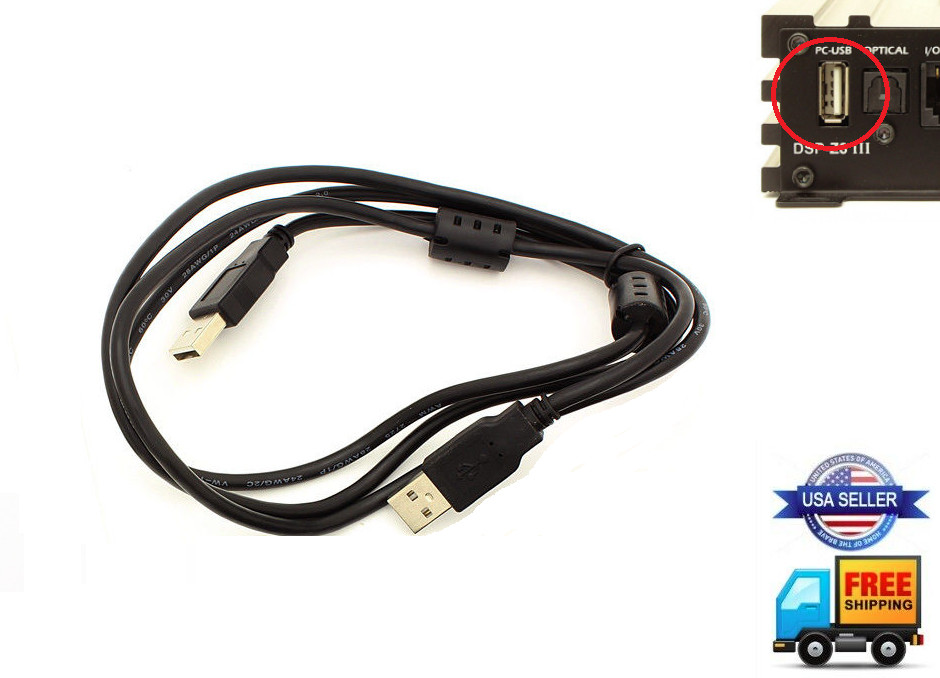 DSP Laptop Computer Connection Cable USB for Infinity DSP6840 DSP4425