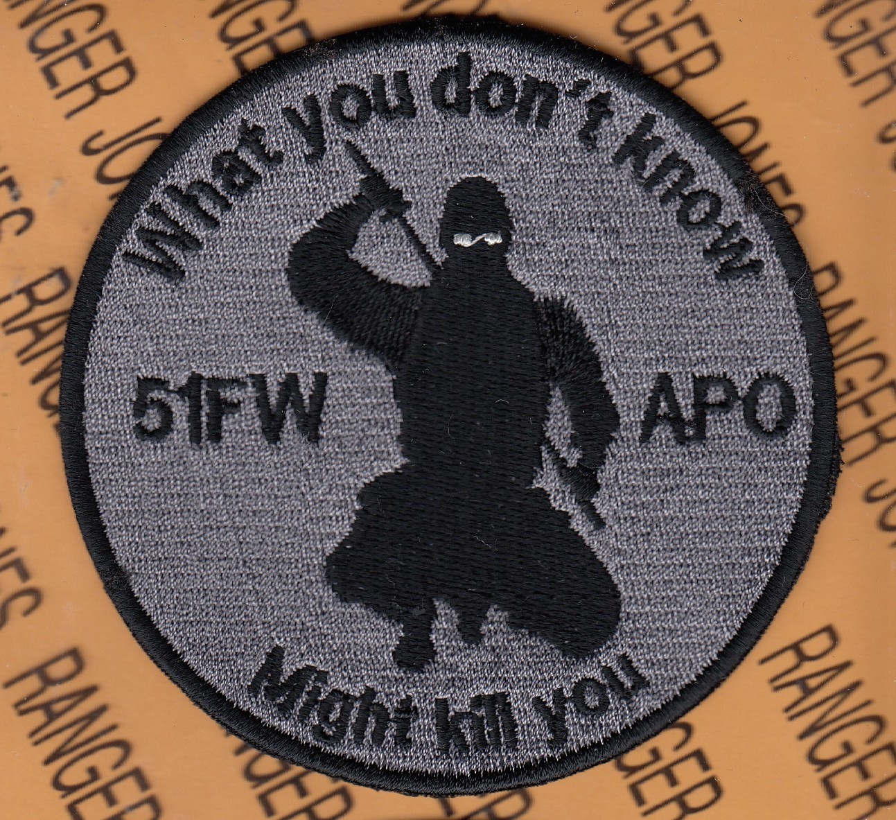 USAF Air Force 51st Fighter Wing Ninja ~3.75" patch c/e