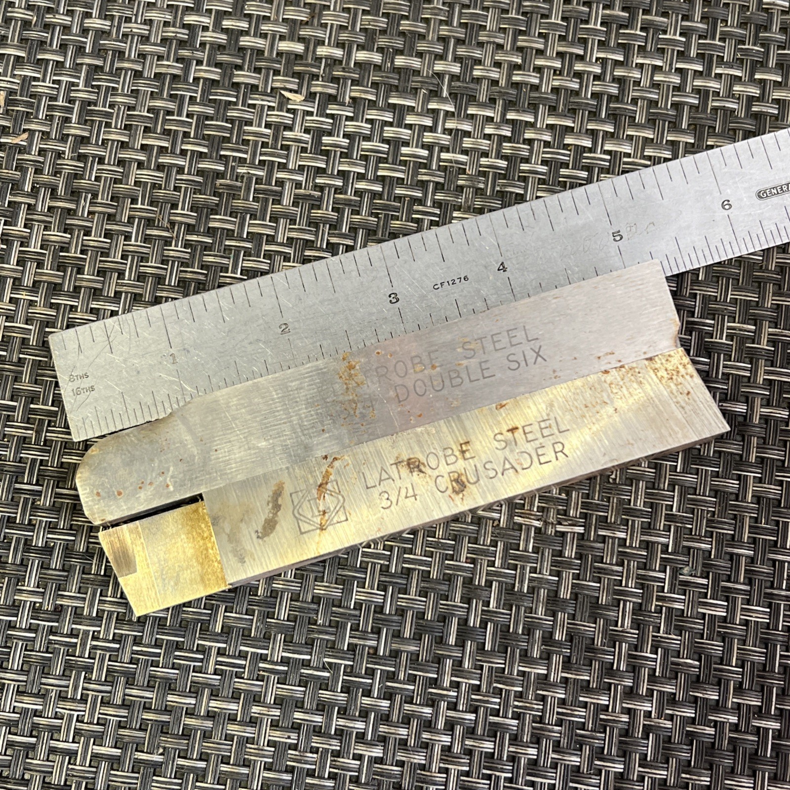 CHICAGO LATROBE HSS 3/4” x 3/4” X 5"  TOOL BLANK (1-C1)