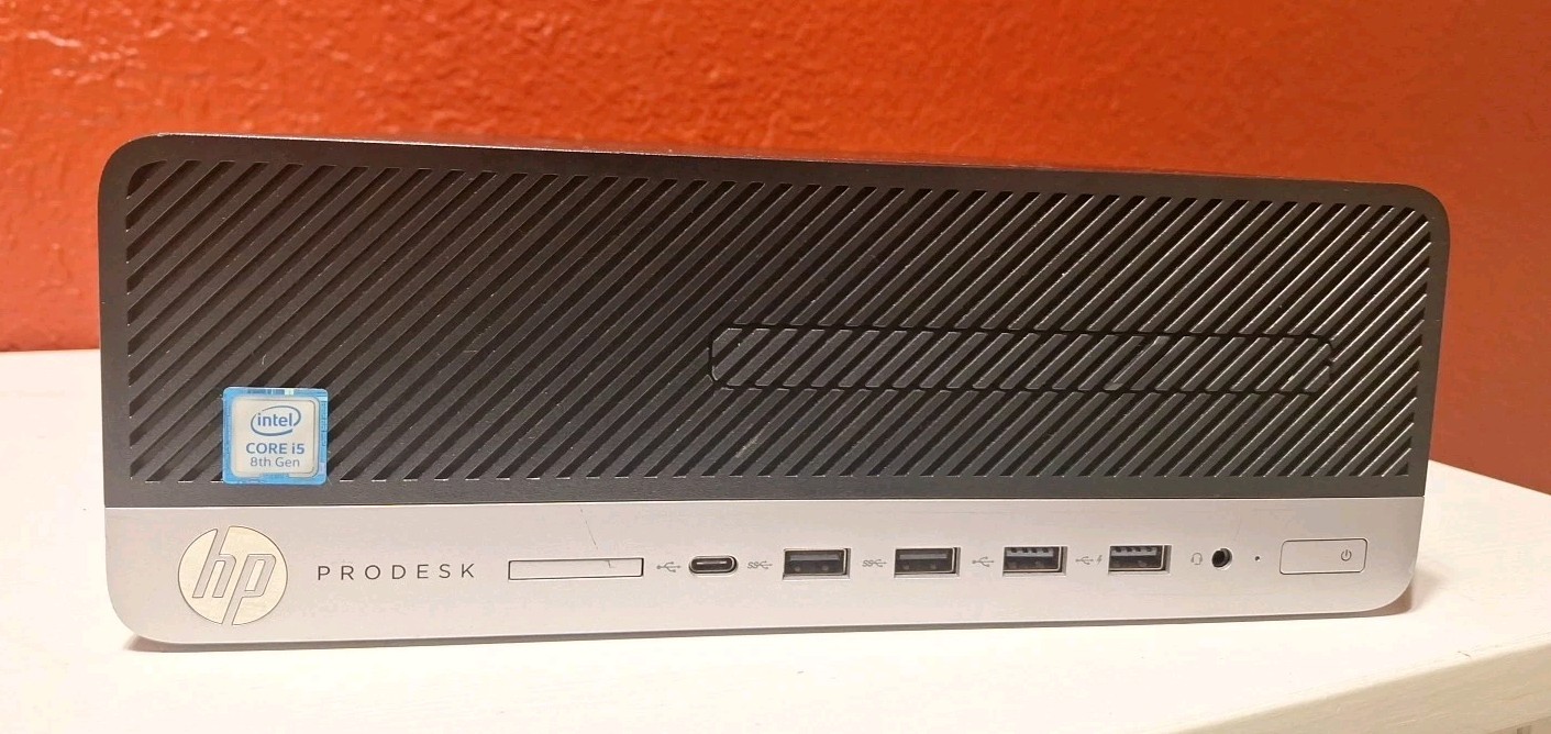 HP ProDesk 600 G4 SFF  intel Core i5-8th gen 8GB RAM 250GB SSD Windows 11 Pro