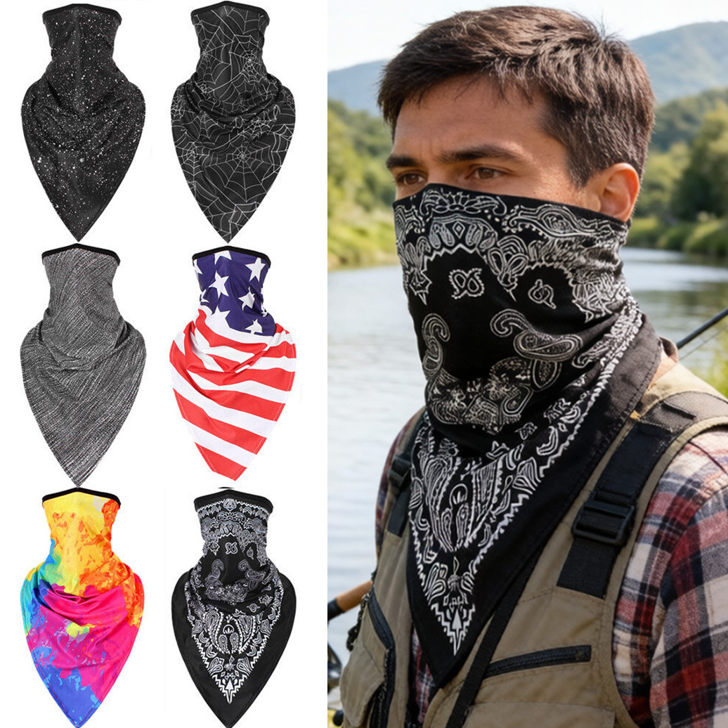 Women Men Face Mask UV Neck Gaiter Balaclava Fishing Scarf Cycling Bike Bandana