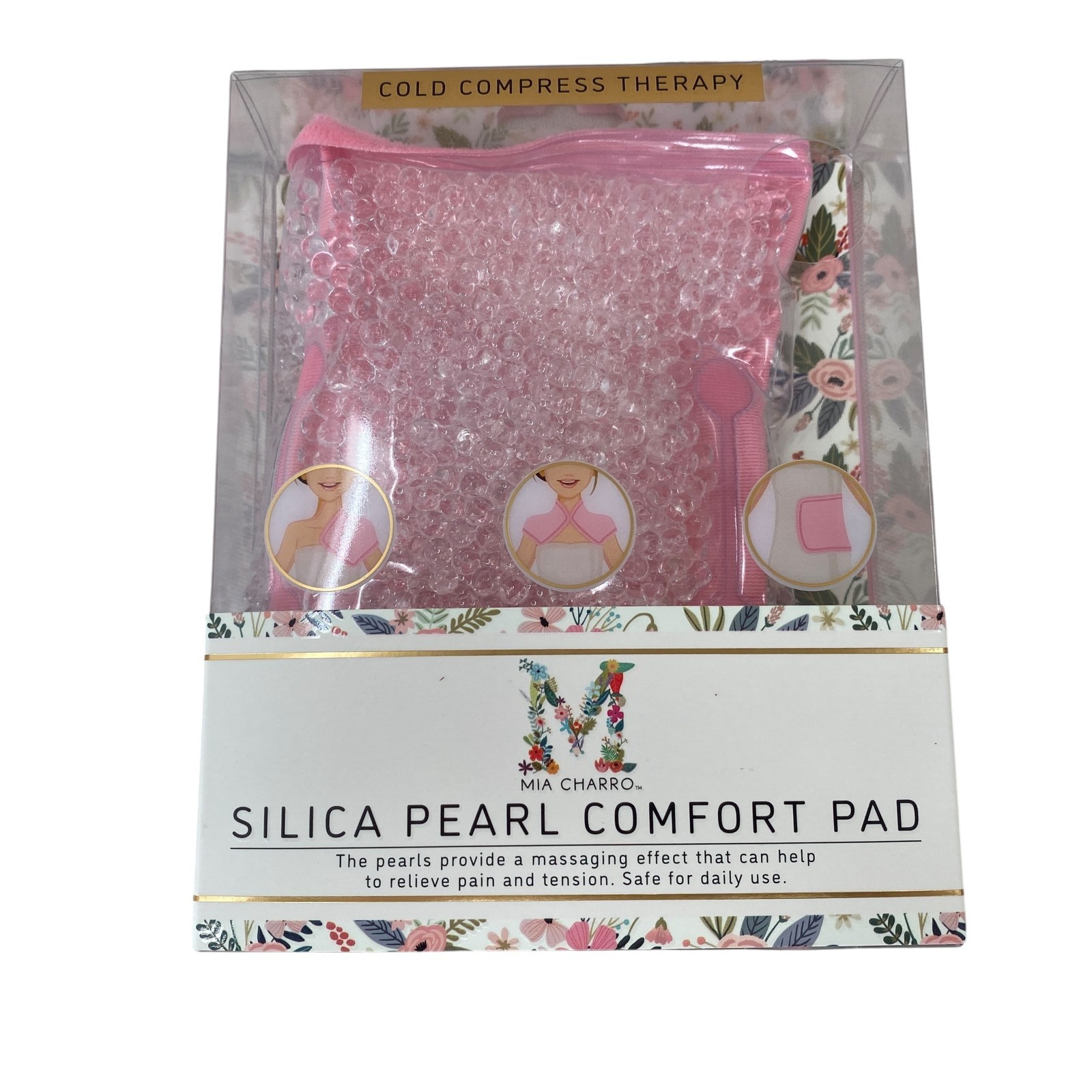 Mia Charro Silica Pearl Comfort Pad Hot or Cold Pad Impulse Pink Color NEW