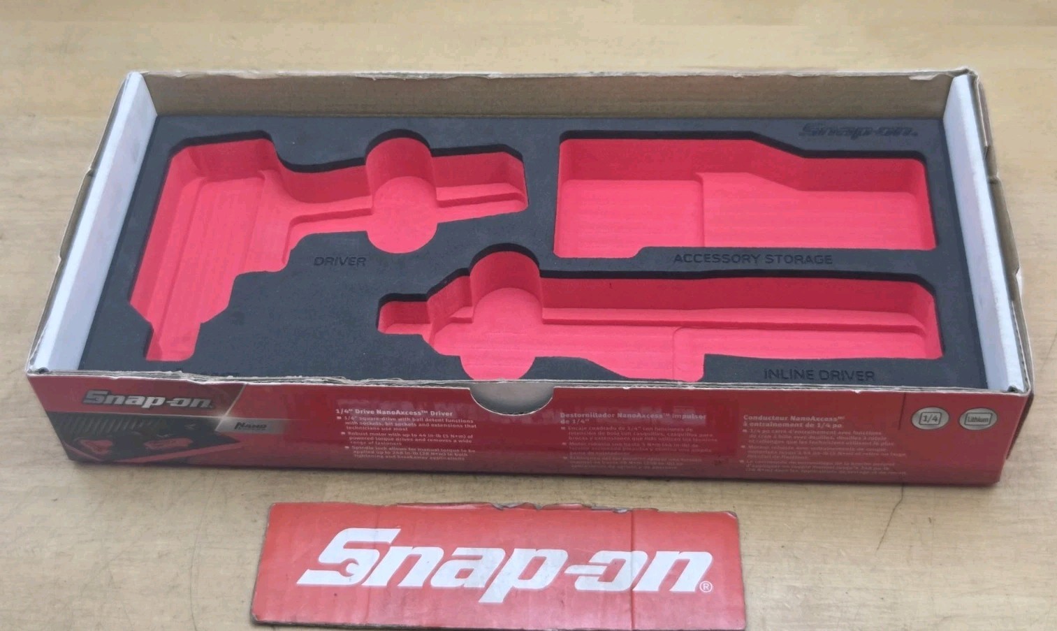 New Snap On FMCTNN13K - Foam & Box For CTNN13KF - 2 Pc Nano Tool Kit