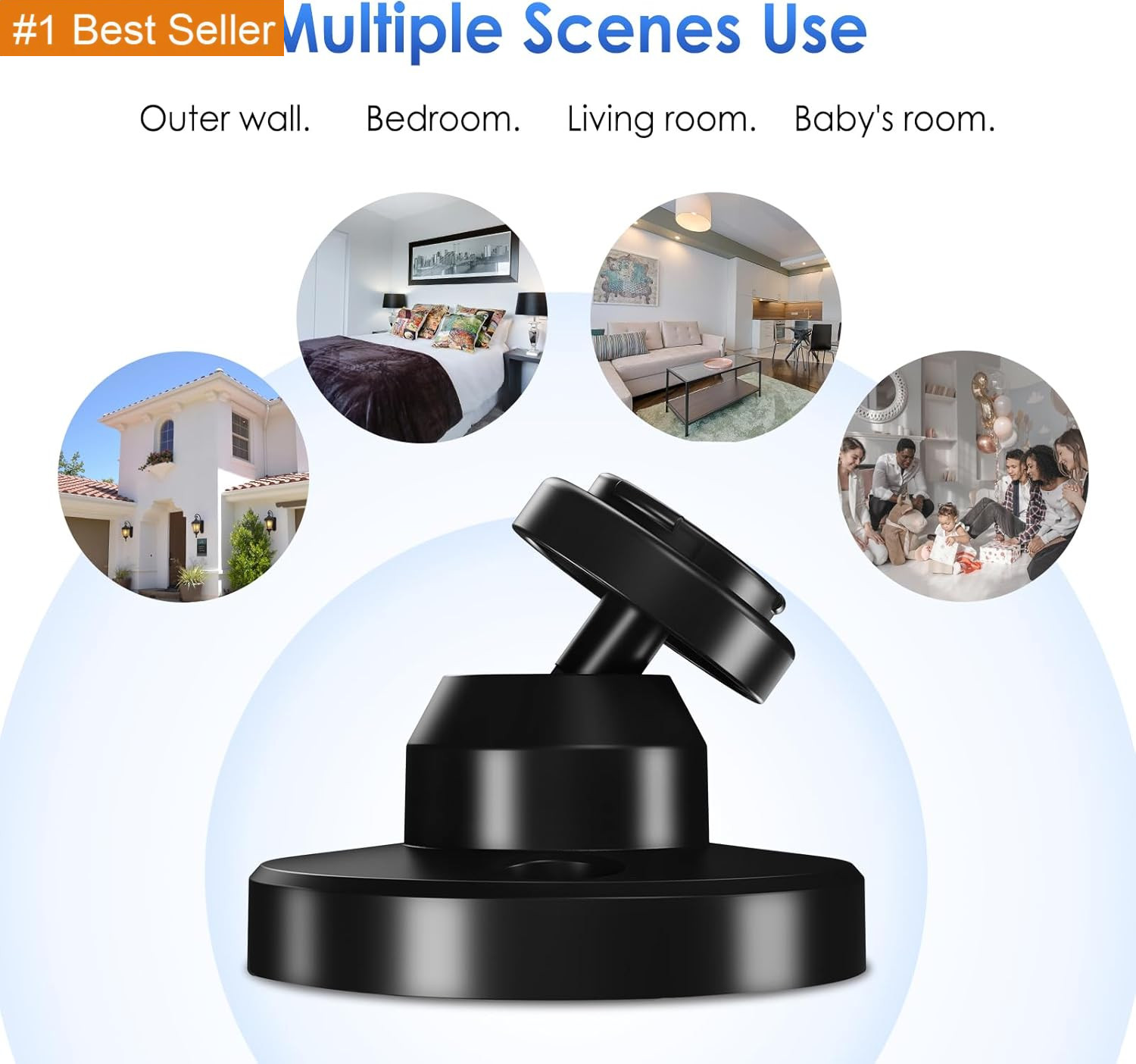 Blink Outdoor Camera Mount, 360 Degree Adjustable Wall Mount Bracket, Compatible