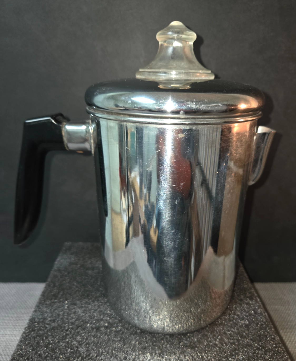Ekco 8 Cup Coffee Percolator Complete with Pyrex Glass Top