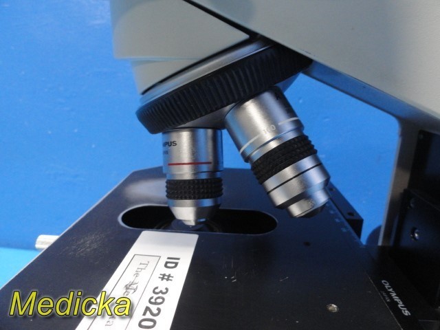 Olympus BH-2 Lab Microscope w/ Trinocular Head, 3 Objectives, Stage ~ 39208