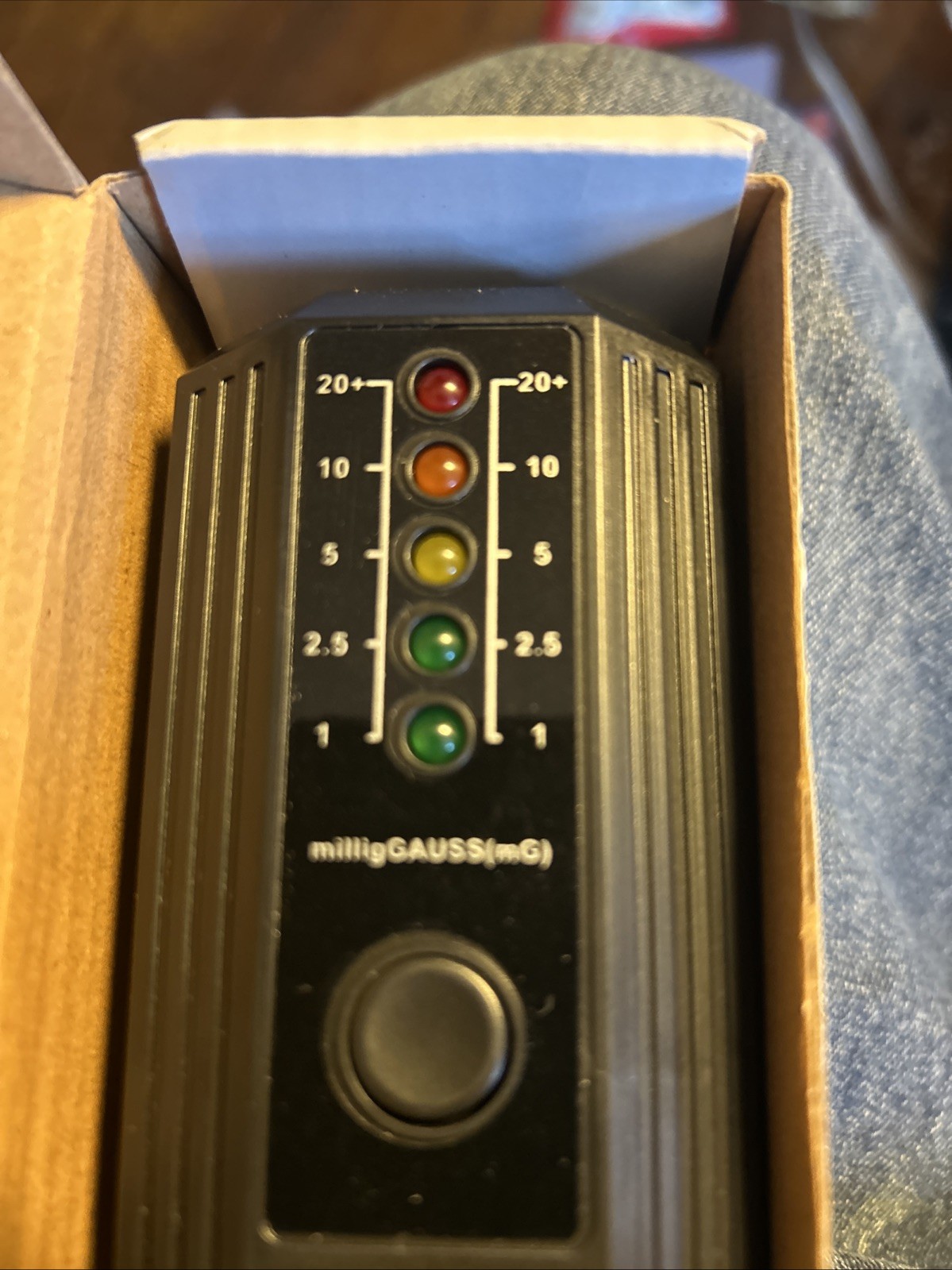 EMF detector-Handheld -led readout -easy to use!