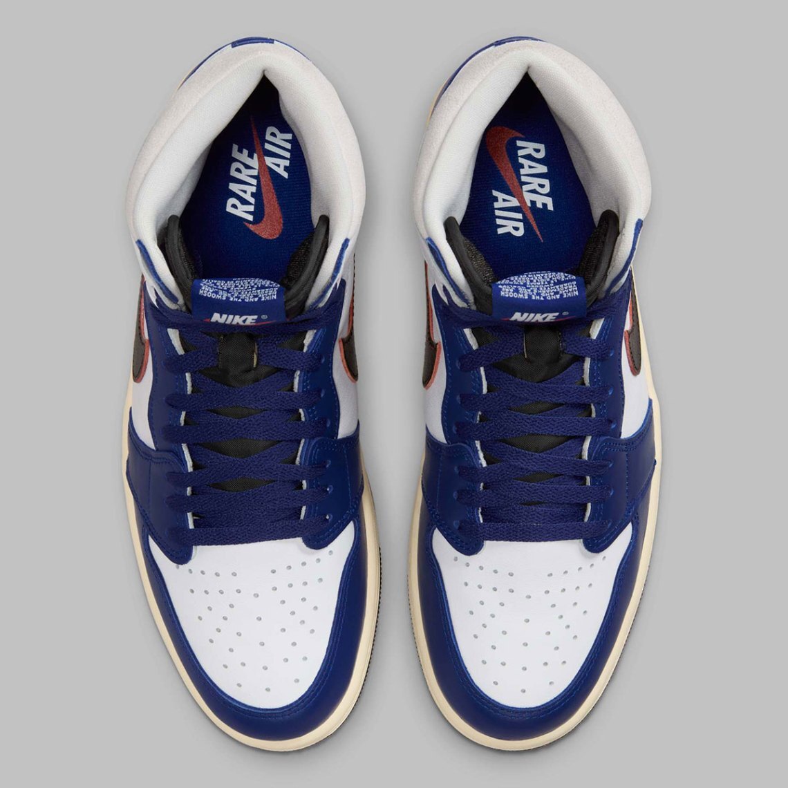 Nike Air Jordan 1 High OG Rare Air Royal Blue Grey White DZ5485-100 Men's