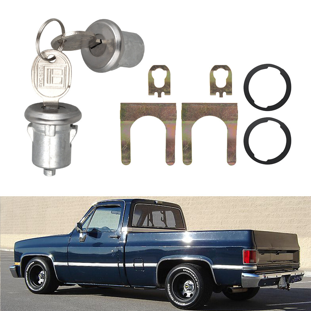 Door Lock Cylinder with Keys Replacement for Chevy C10 C20 C30 1500 SUV Truck