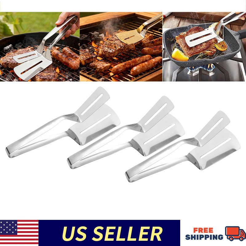 1-3 pcs Stainless Steel Grill Clamp Anti-Scald, 2026 New Multi-Functional