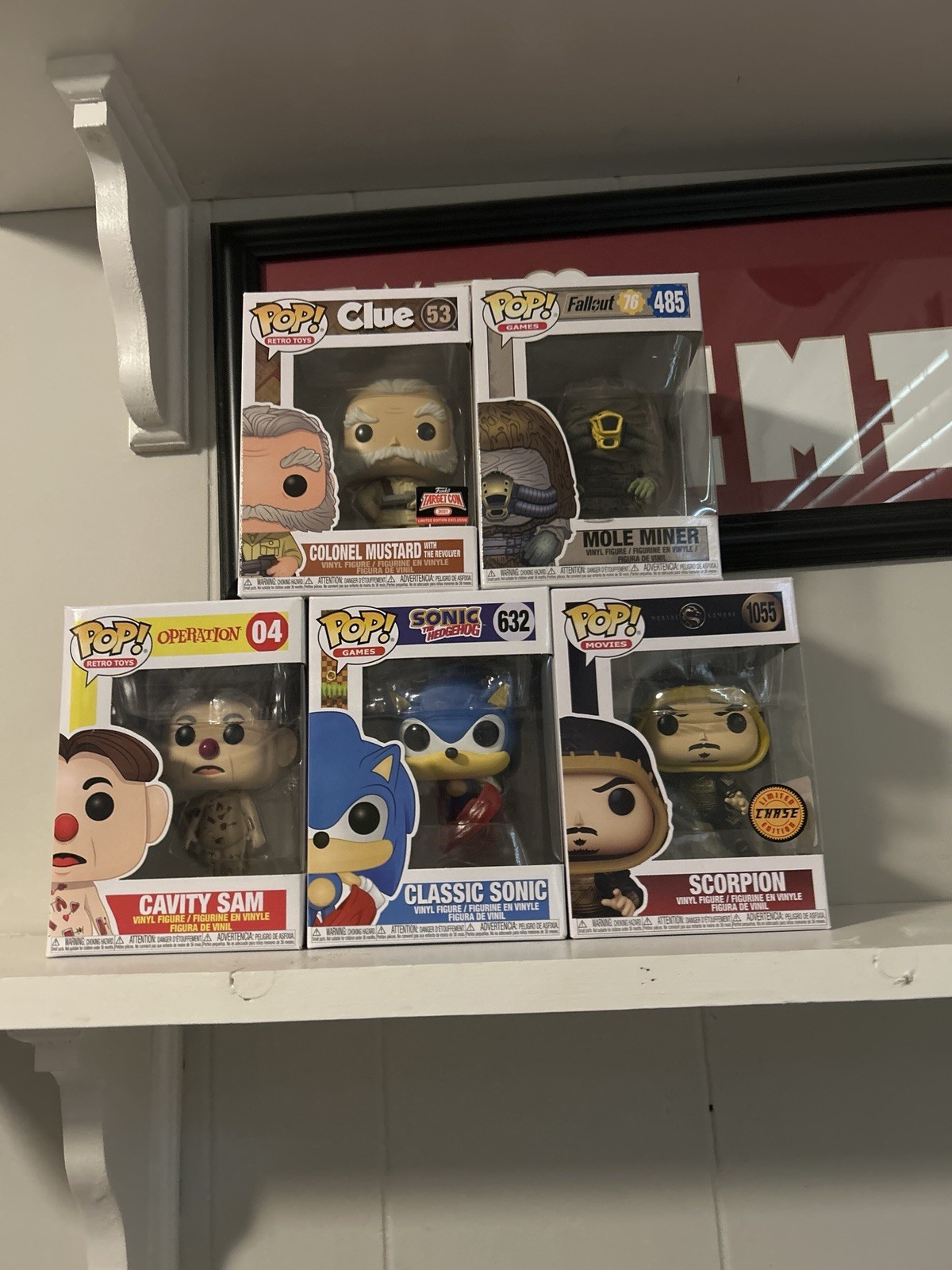 Funko Pop! Games 5-Pack Vinyl Mixed Lot Chase/Exclusive TargetCon Boxed