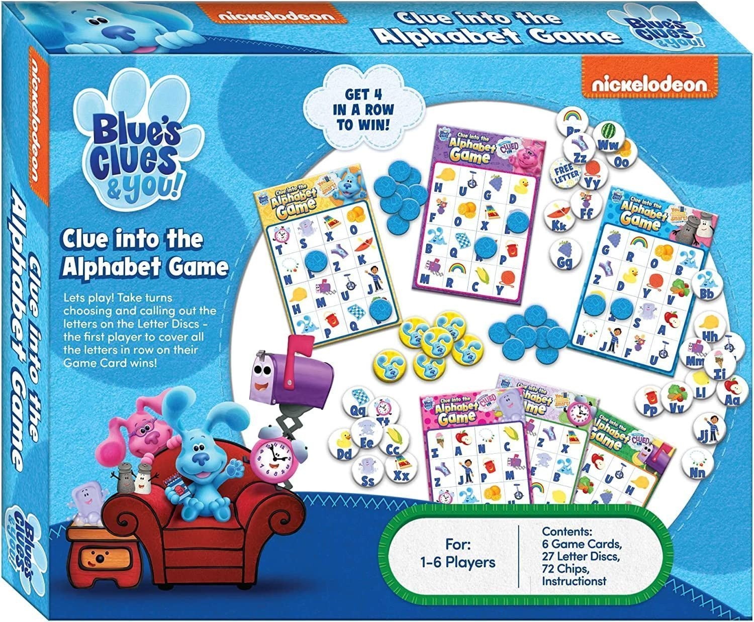 Blues Clues & You Alphabet Game, for Families and Kids Age 3 and Up