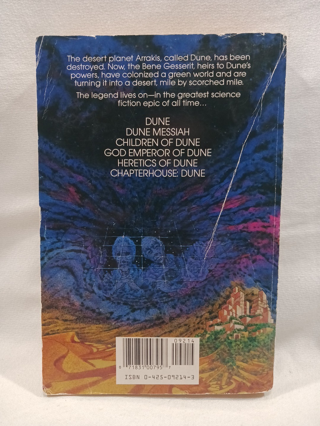 Chapterhouse Dune Frank Herbert 1986 Berkley TPB First Edition 1st Printing Vtg