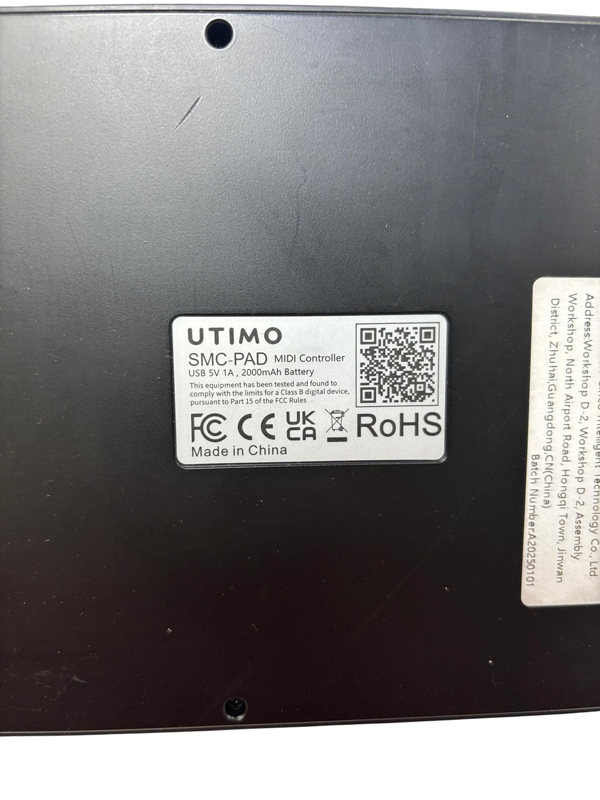 UTIMO SMC-PAD 16-Pad USB Wireless Drum Pad MIDI Controller