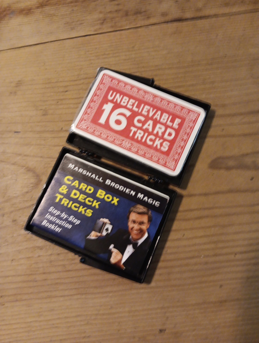 Marshall Brodien Magic Card New In Box Sealed Deck 16 Card Tricks Instructions
