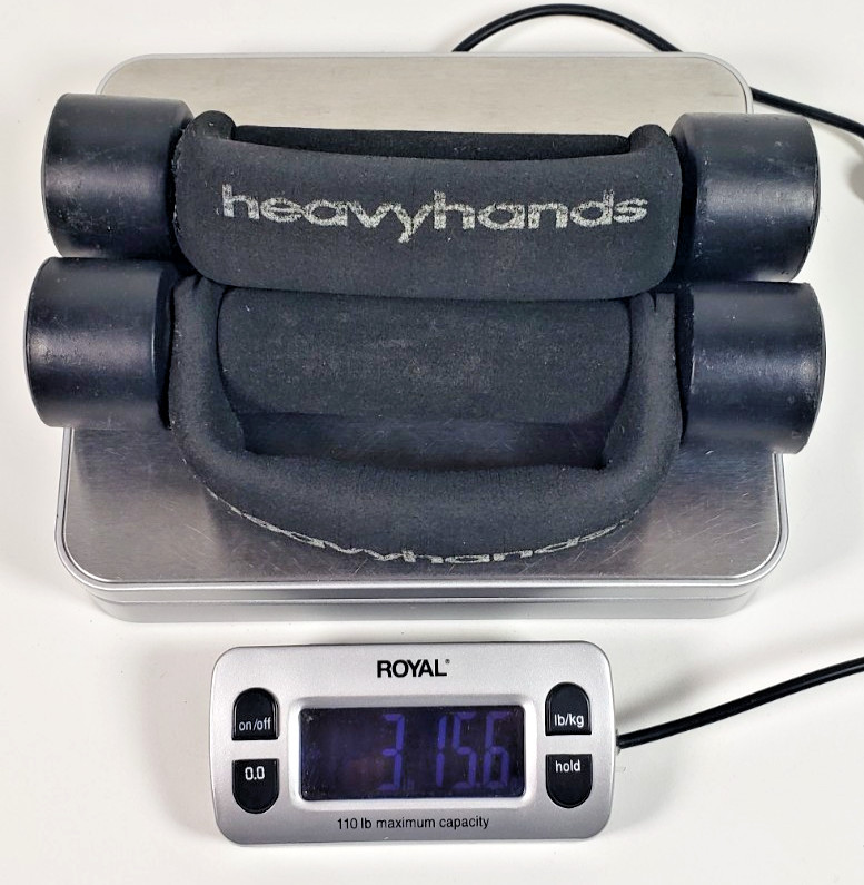 AMF Heavy Hand Weights 2 lbs Each 4lbs Total Pair