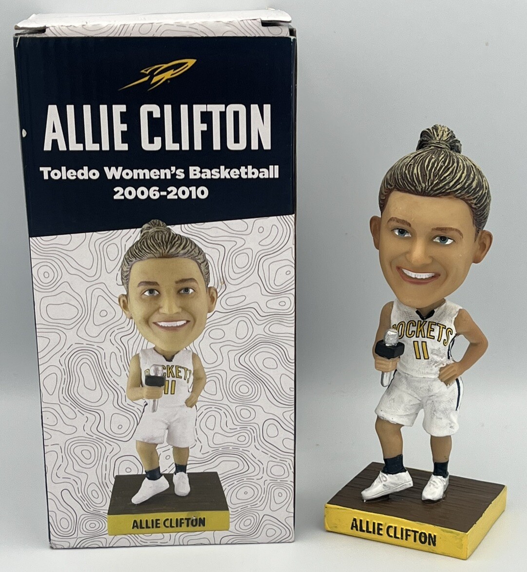 Allie Clifton Toledo Rockets Basketball SGA Bobblehead LA Lakers Pre Game Host