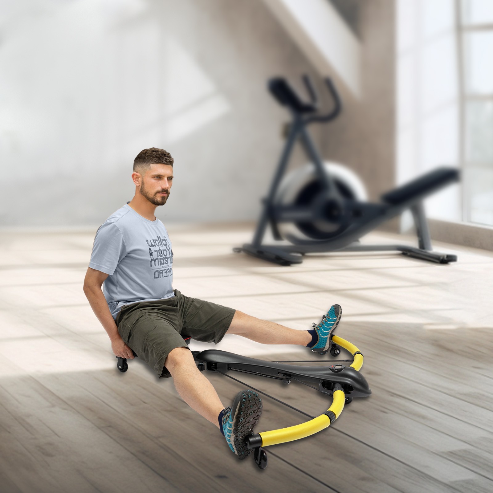 Body Workout Machine Abdominal Exercise Machine Rowing Machine Home Gym USA