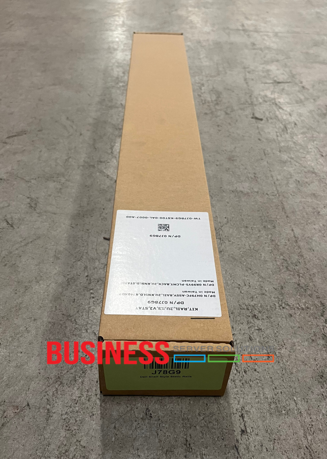 Dell 2U Static Rail Kit PowerEdge J78G9