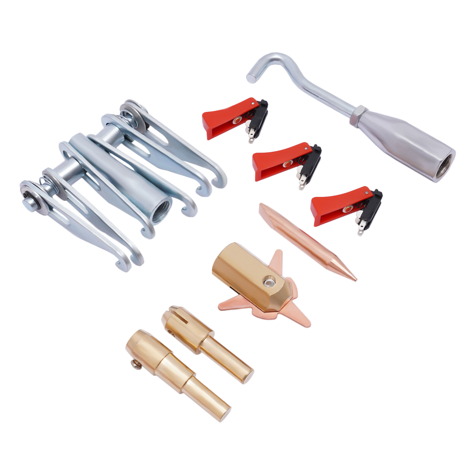 86PCS Dent Puller Kit Car Repair Tools Hand Body Spot Welder Gun Welding Machine