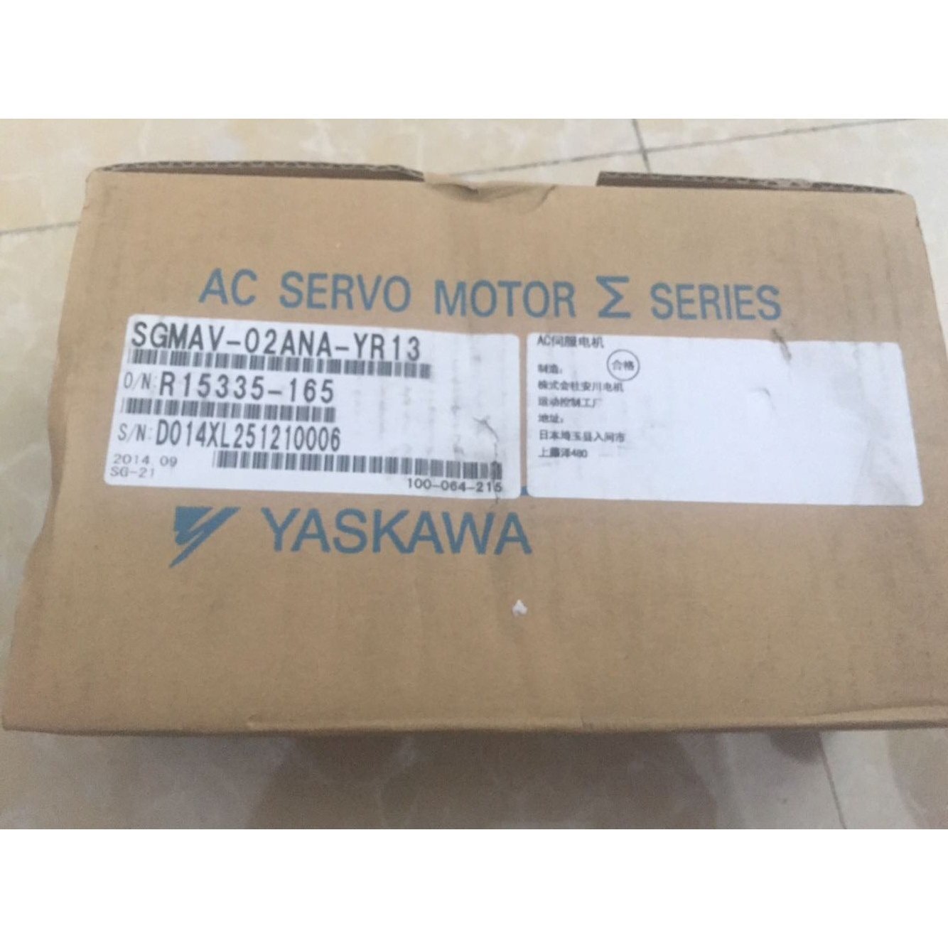 1PC YASKAWA SGMAV-02ANA-YR13 SERVO MOTOR SGMAV02ANAYR13 Brand New  Ship