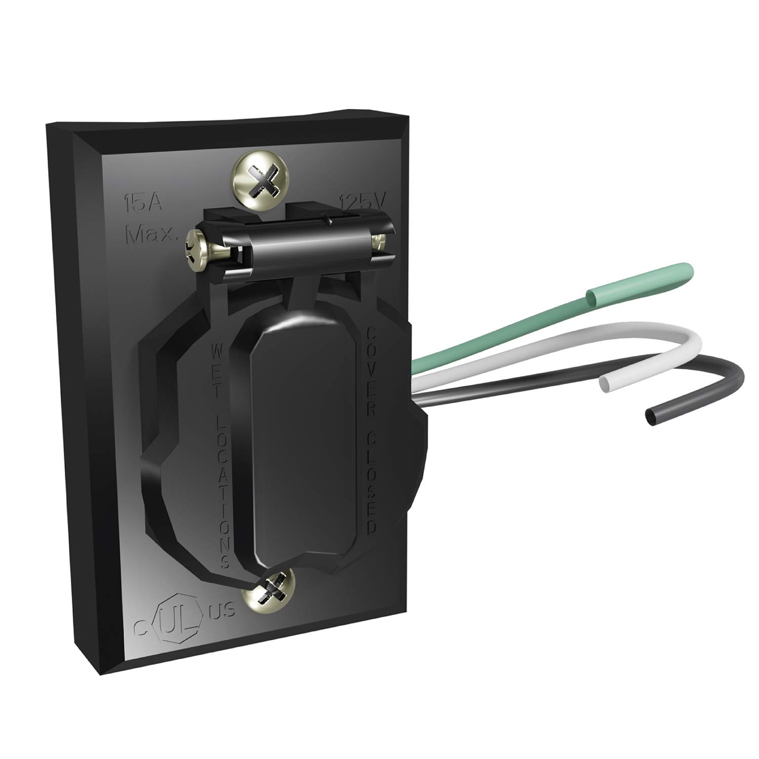 Solus SCO-338 120V Grounded Outdoor Convenience Outlet for Lamp Posts & Poles