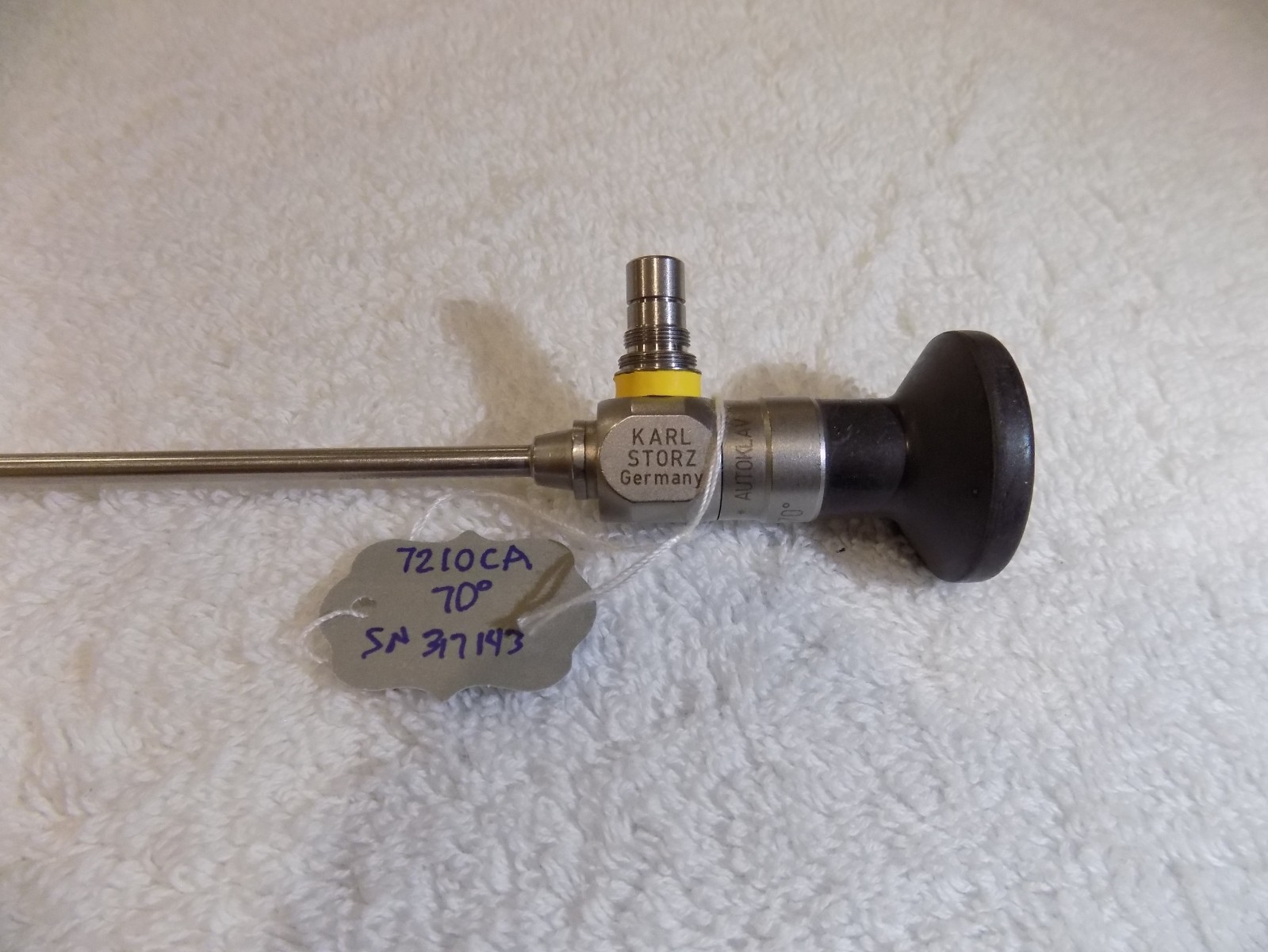 KARL STORZ 7210CA 4.0 MM 70º HOPKINS II AUTOCLAVABLE 18 CM YELLOW - #317143