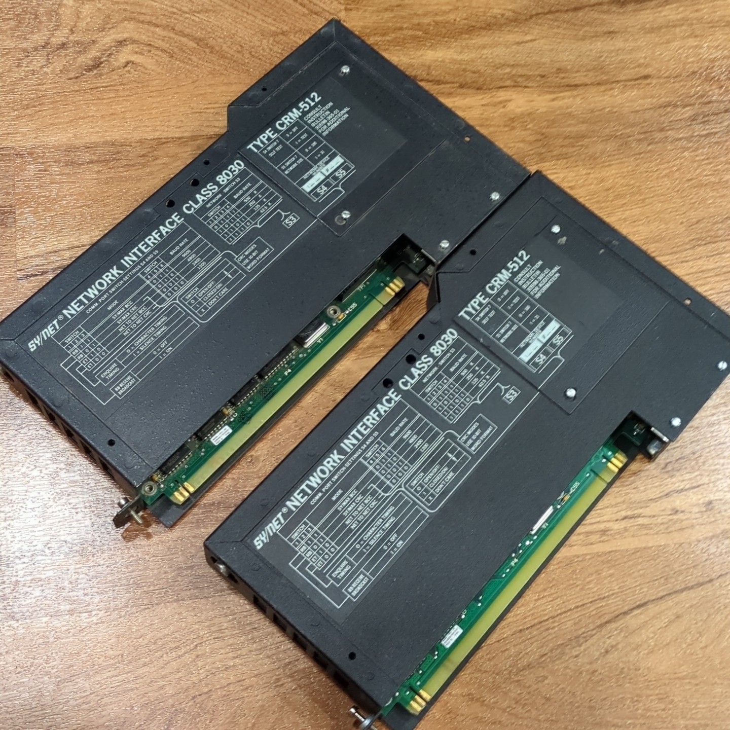2 x SQUARE D SY/MAX NETWORK INTERFACE MODULE 8030 CRM512 8030-CRM-512