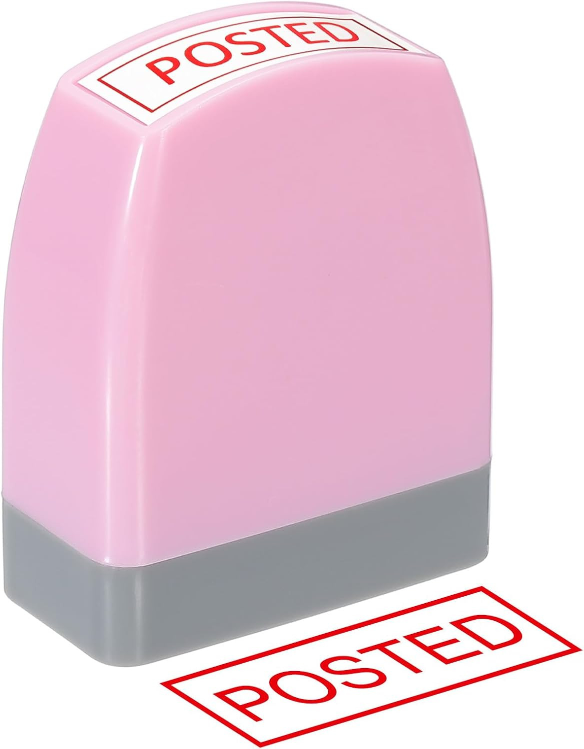 Posted Notice Stamp Self Inking, Red Ink Office Stamps Pre Inked Message Stamp R
