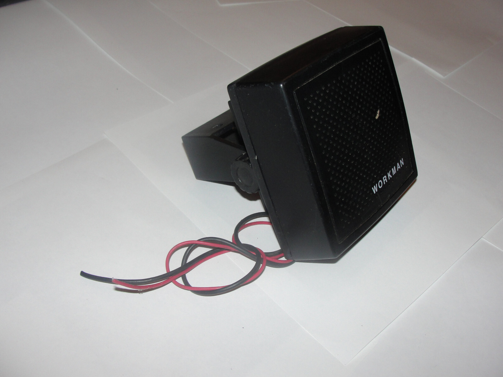 Vintage Workman CB Radio External Speaker with Bracket
