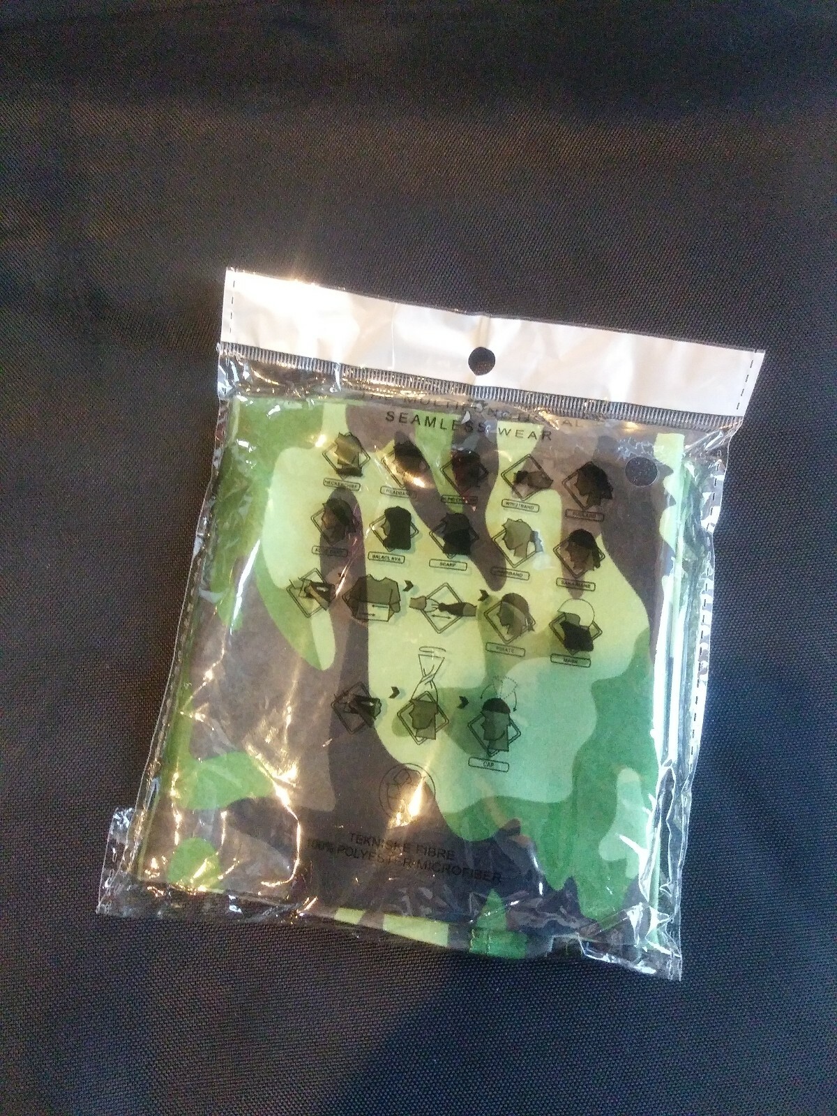 2 pc Camo Face Mask Gaiter winter face mask 2 pieces