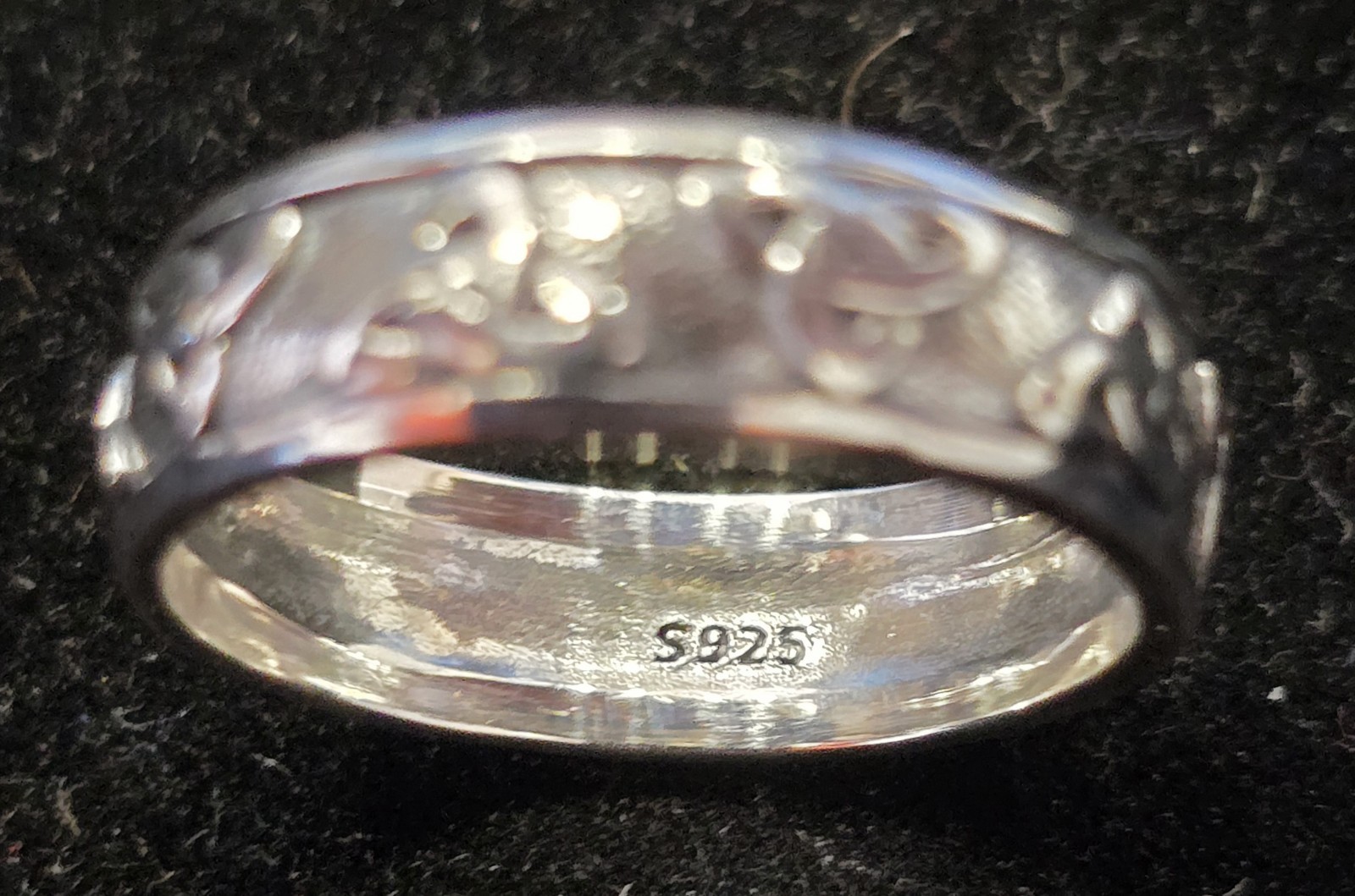 Size 10 Celtic Woven Knot Ring 925 Sterling Silver