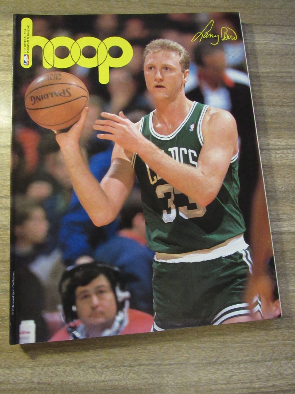 1988-89 Detroit Pistons vs. Boston Celtics Program 1/16/89 Larry Bird Cover READ