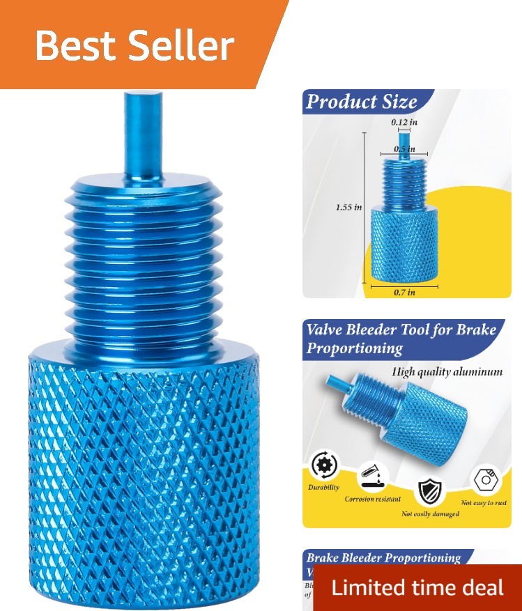 Durable Aluminum Brake Bleeder Tool for Proportioning Valves - 172-1371 Model
