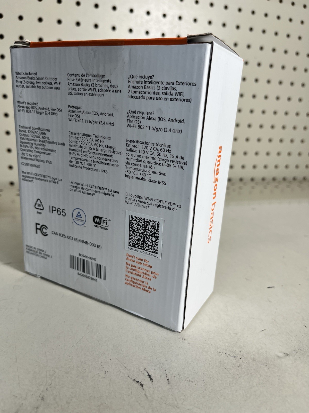Amazon Basics Outdoor Smart Plug with 2 Individually Controlled Outlets