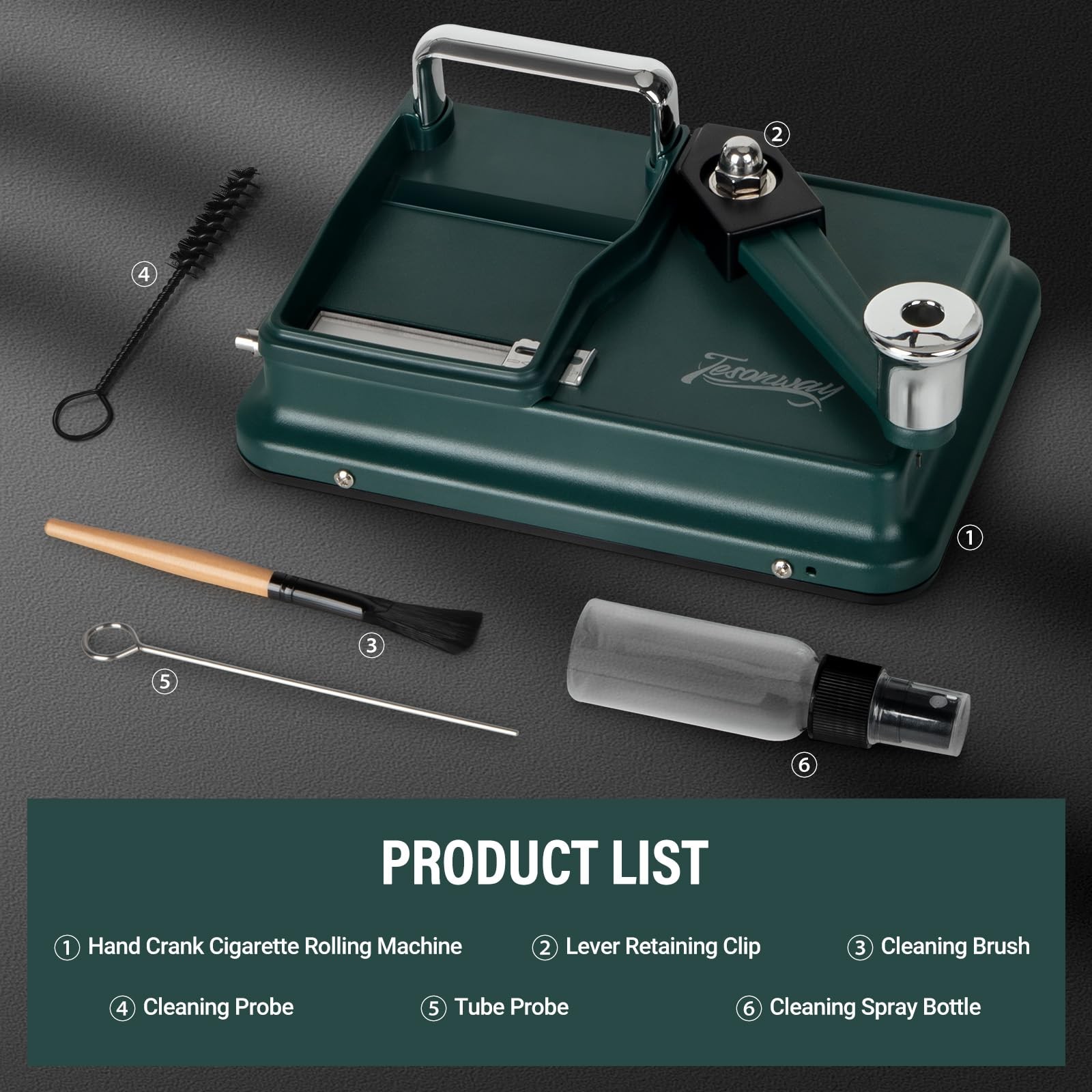 Cigarette Rolling Machine Manual, Cigarette Injector Machine with Cleaning Br...