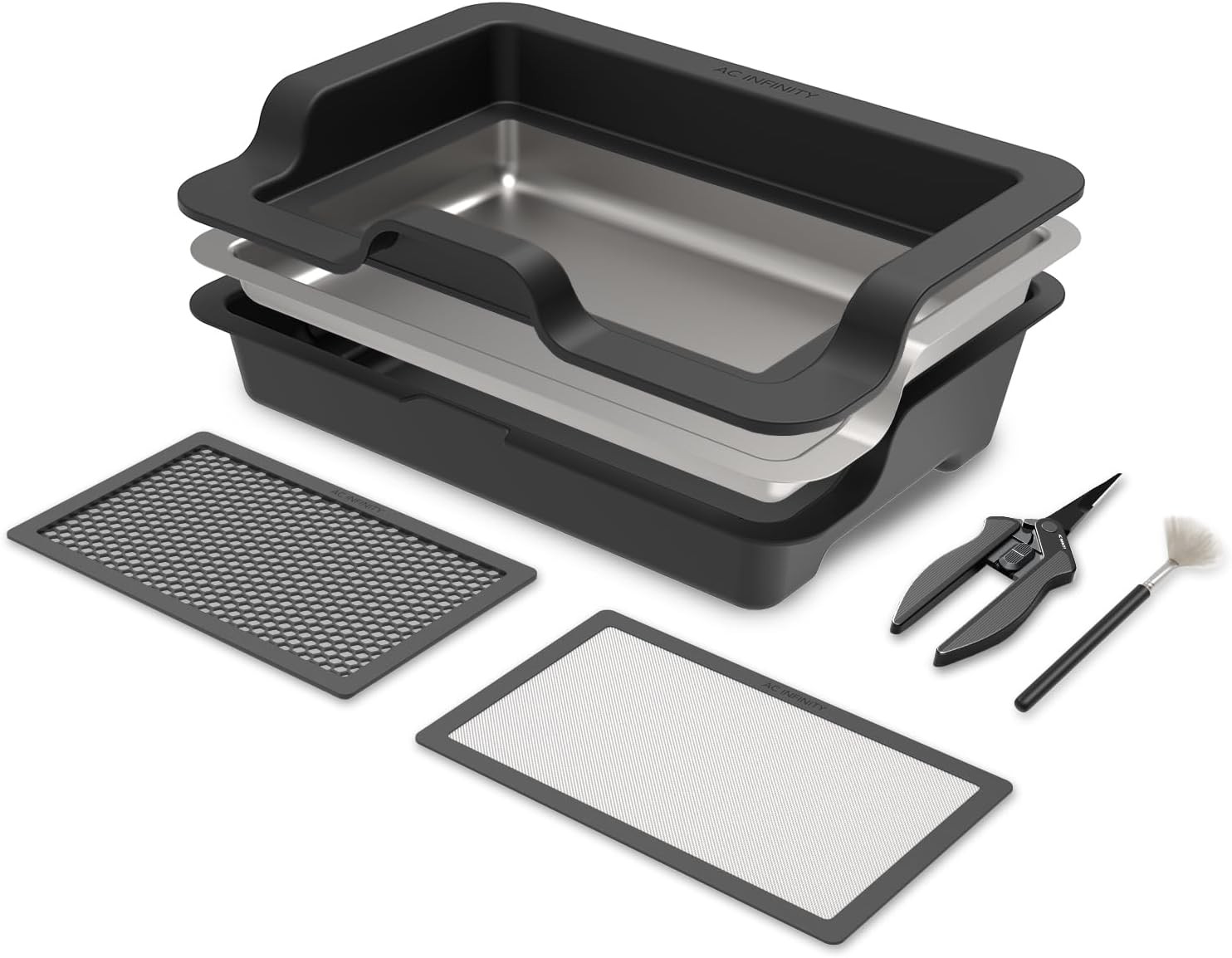 Large Trim Tray System 20-Inch Interchangeable 3-Tray & 2-Screen Kit