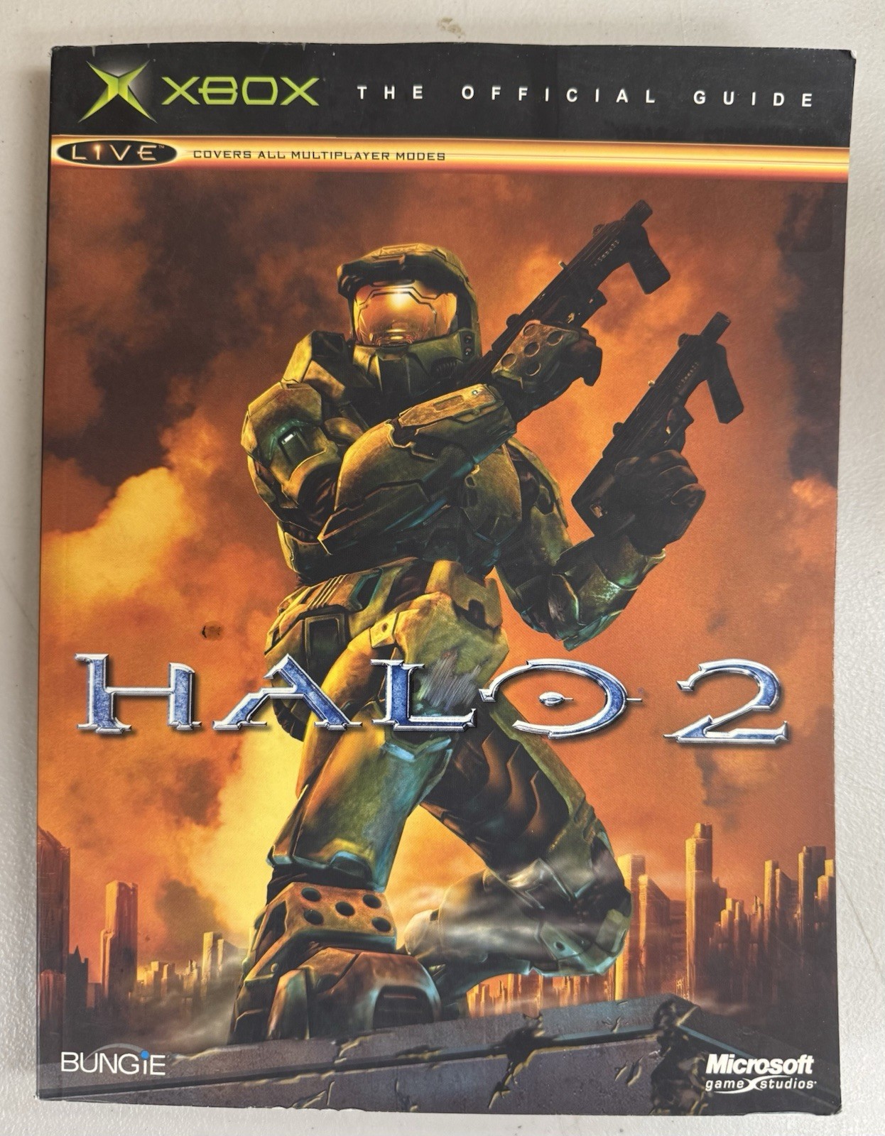 Vintage 2004 Halo 2 The Official Guide Paperback - Bungie - Microsoft Xbox USED