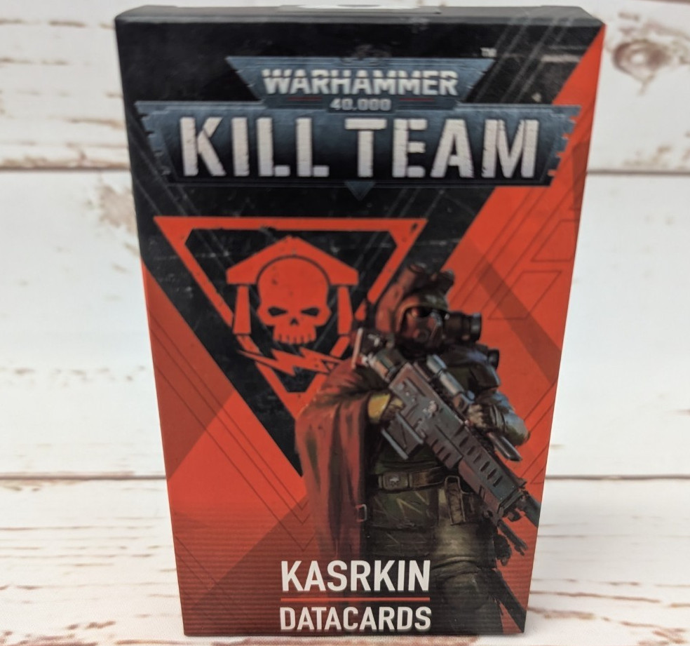 Kill Team Datacards Kasrkin Warhammer 40K Games Workshop New Sealed