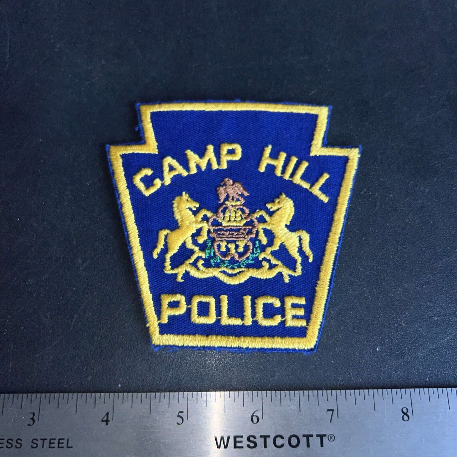 Vintage Defunct Obsolete Police Patch Camp Hill
